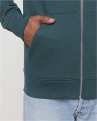 FELPA CON CAPPUCCIO E ZIP UNISEX